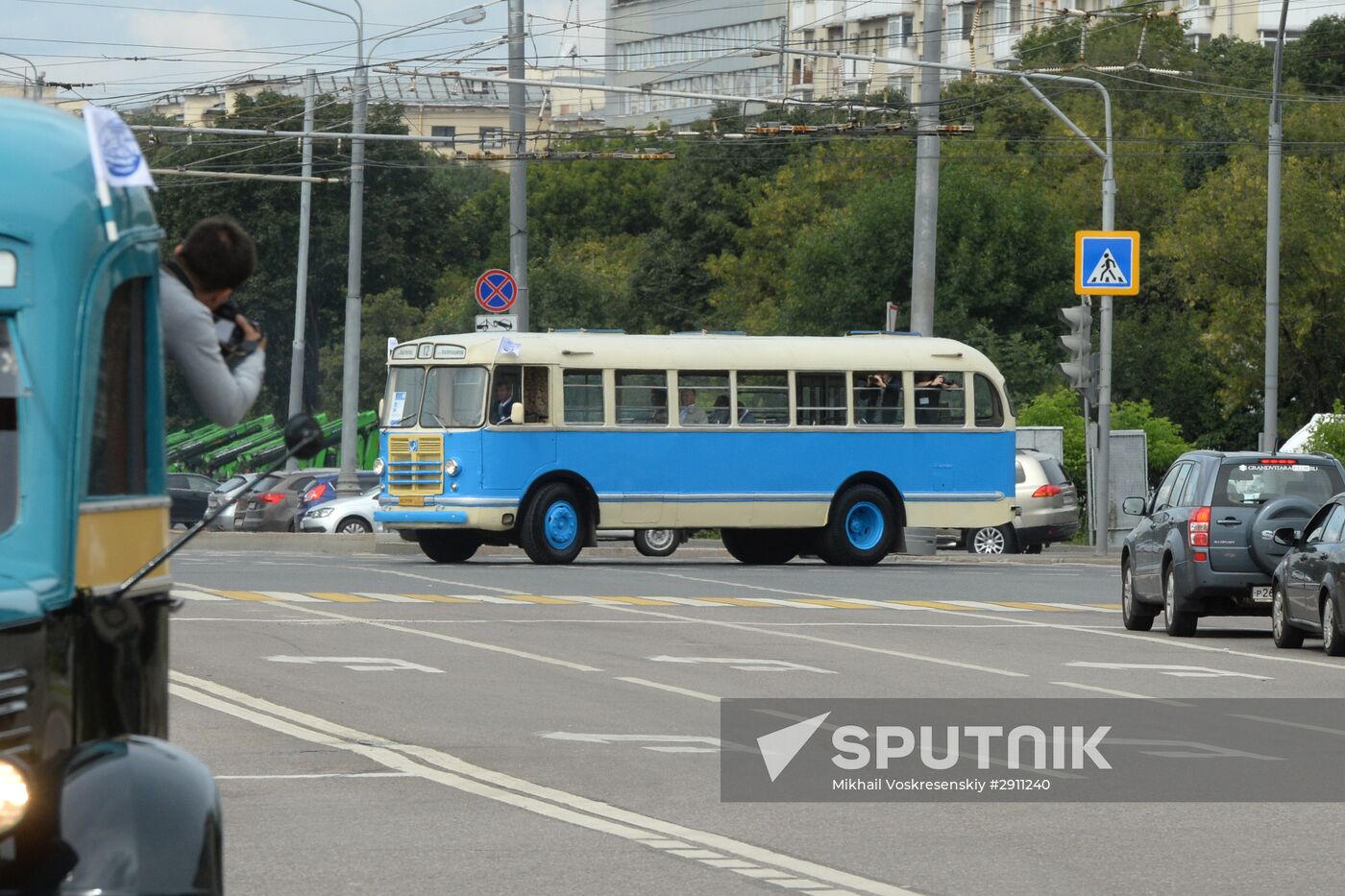 Moscow bus holiday