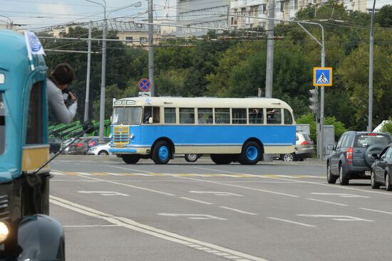 Moscow bus holiday