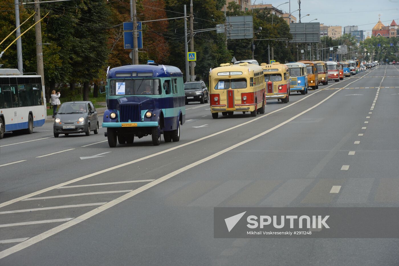 Moscow bus holiday