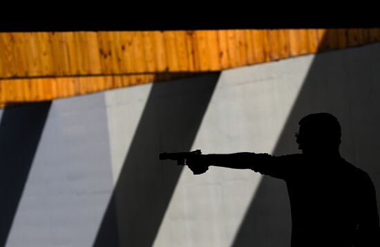 2016 Summer Olympics. Shooting. Men. Rapid fire pistol