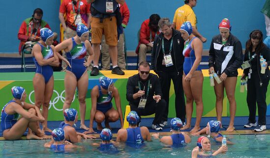 2016 Summer Olympics. Water Polo. Women. Russia vs. Italy