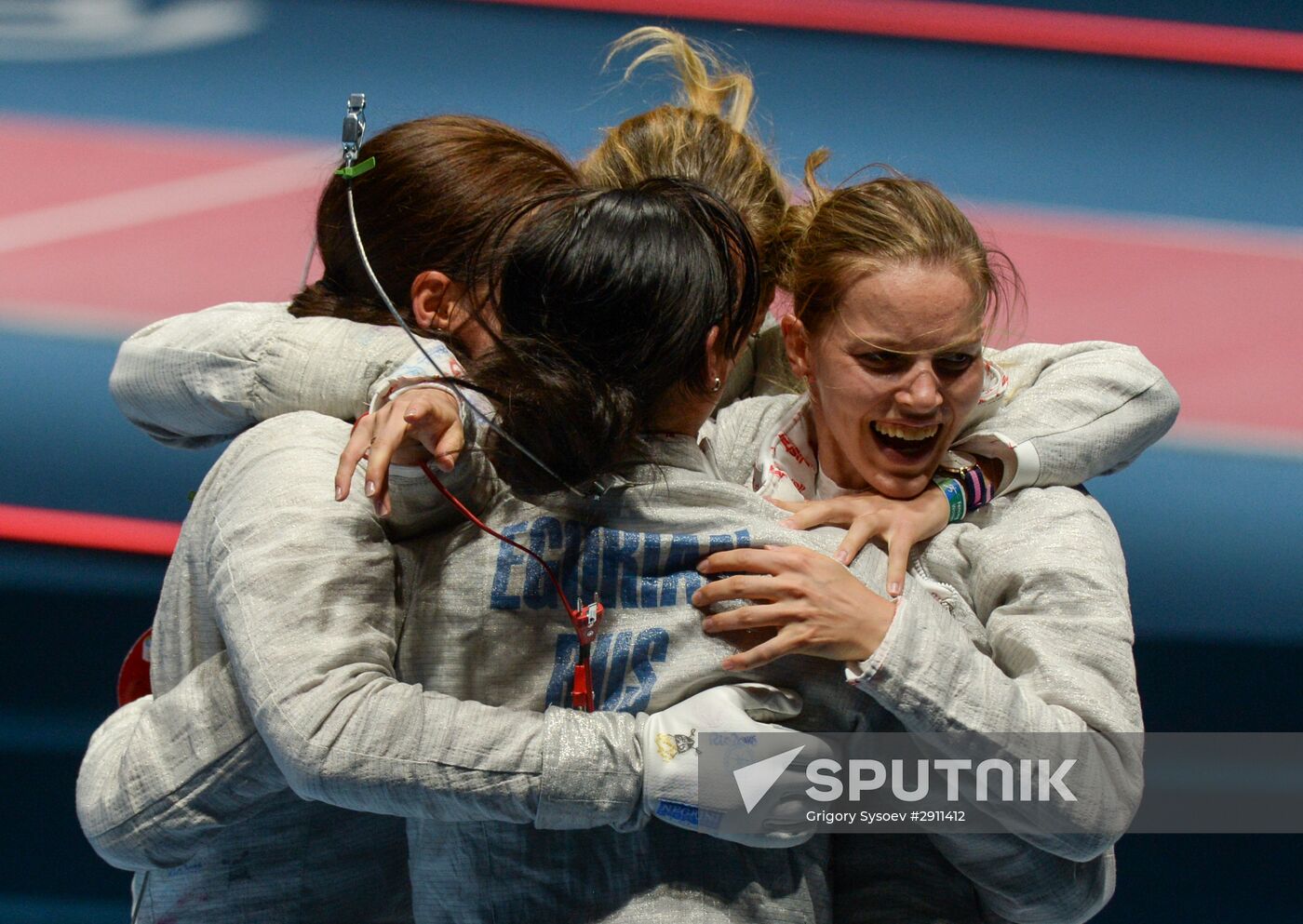 2016 Summer Olympics. Fencing. Women's saber team