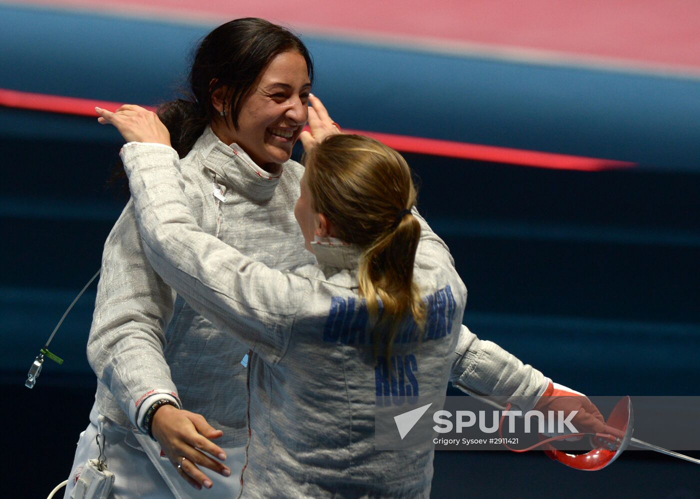 2016 Summer Olympics. Fencing. Women's saber team