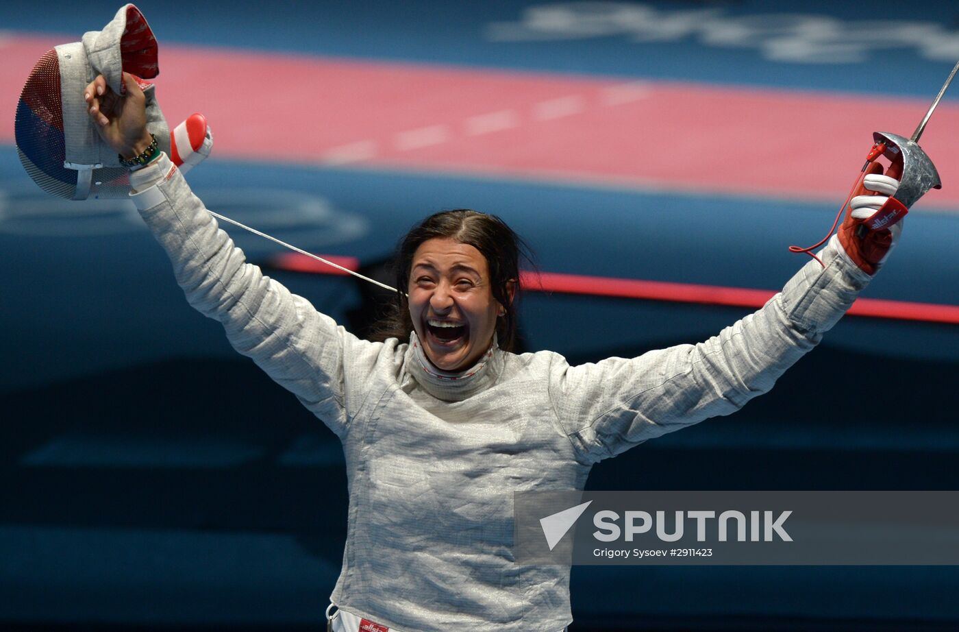 2016 Summer Olympics. Fencing. Women's saber team