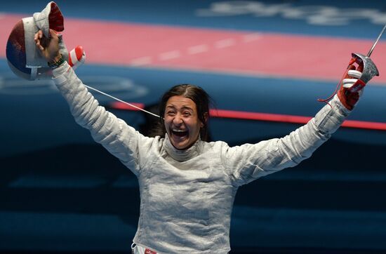 2016 Summer Olympics. Fencing. Women's saber team