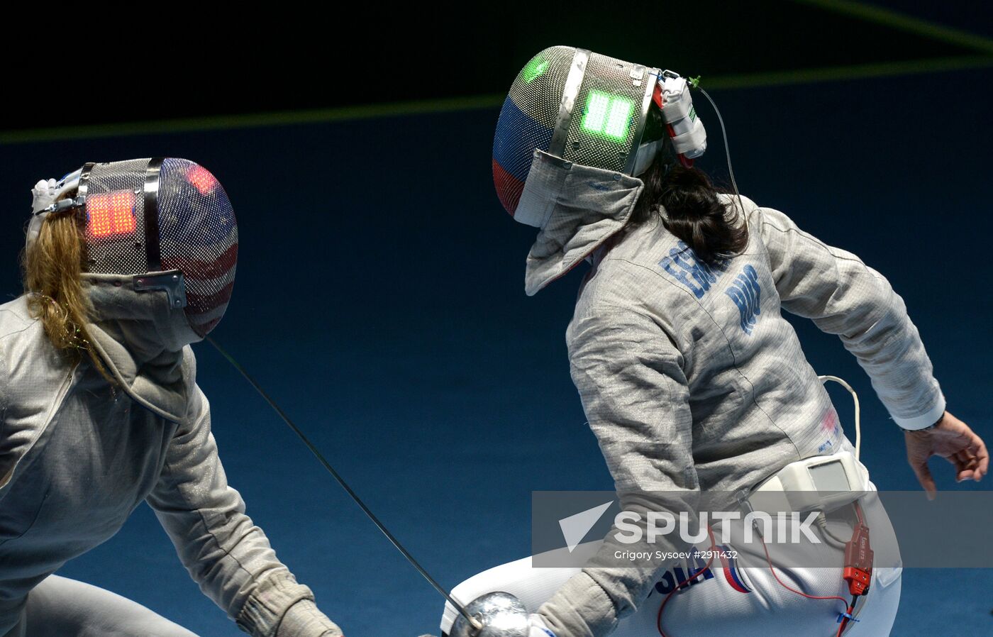 2016 Summer Olympics. Fencing. Women's saber team