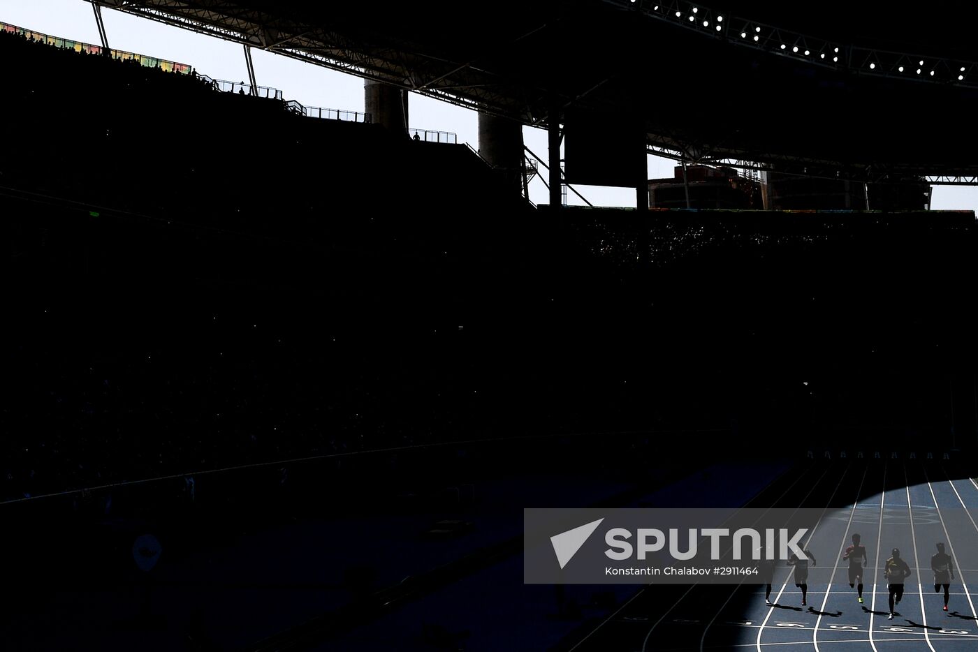2016 Summer Olympics. Track and field athletics. Running. 100m