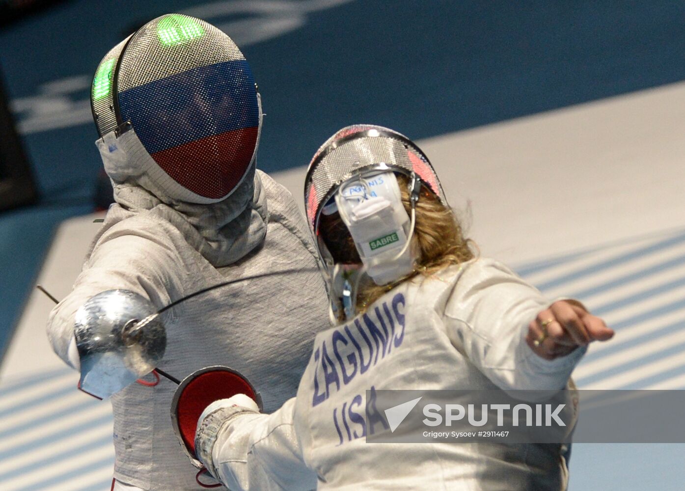 2016 Summer Olympics. Fencing. Women's saber team