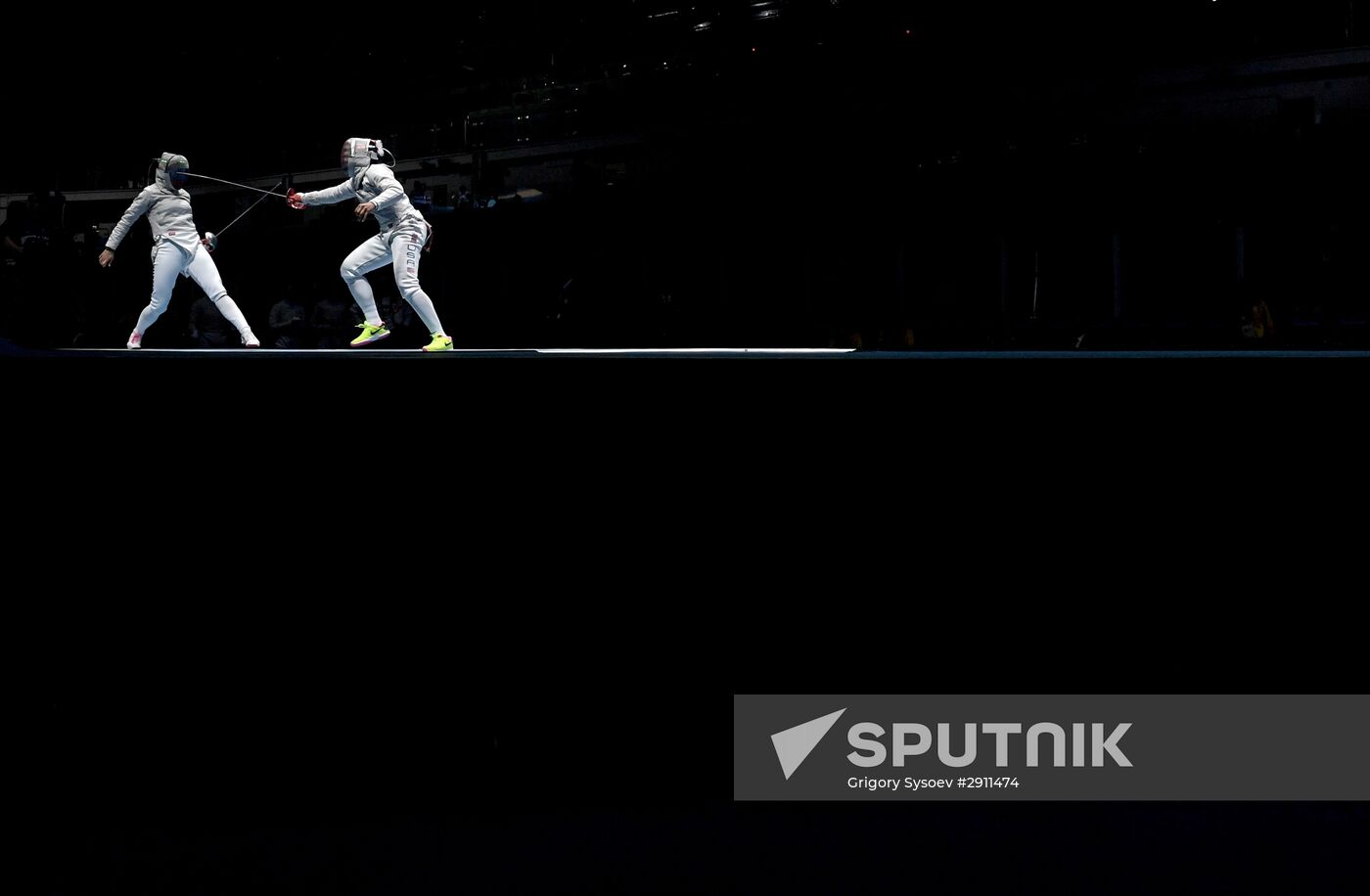 2016 Summer Olympics. Fencing. Women's saber team