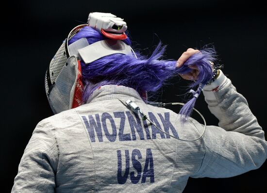 2016 Summer Olympics. Fencing. Women's saber team