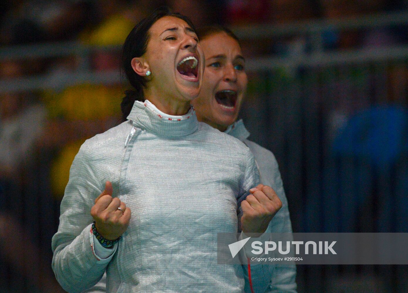 2016 Summer Olympics. Fencing. Women's saber team