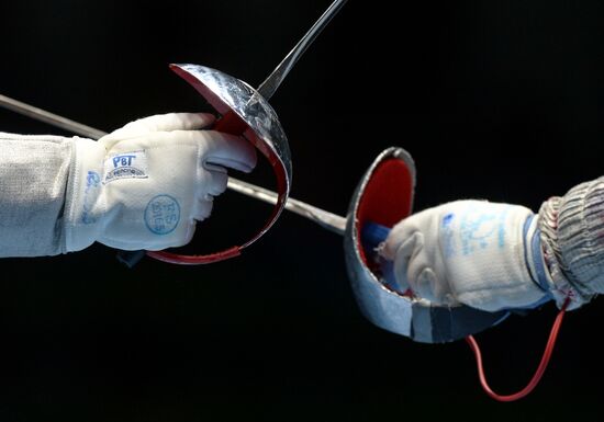 2016 Summer Olympics. Fencing. Women's saber team