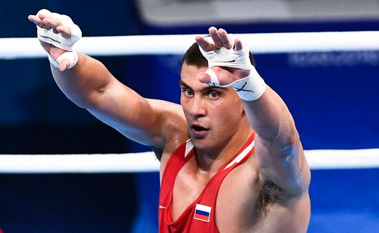 2016 Summer Olympics. Boxing. Men. Evgeny Tishchenko vs. Rustam Talaganov