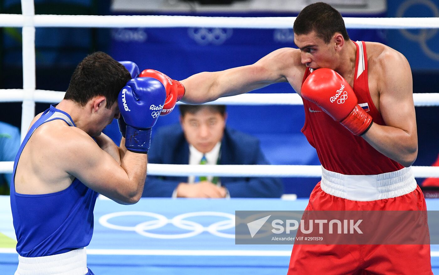 2016 Summer Olympics. Boxing. Men. Evgeny Tishchenko vs. Rustam Talaganov
