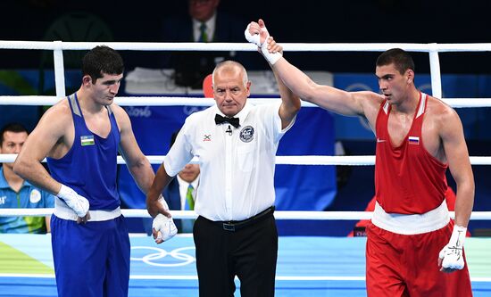 2016 Summer Olympics. Boxing. Men. Evgeny Tishchenko vs. Rustam Talaganov