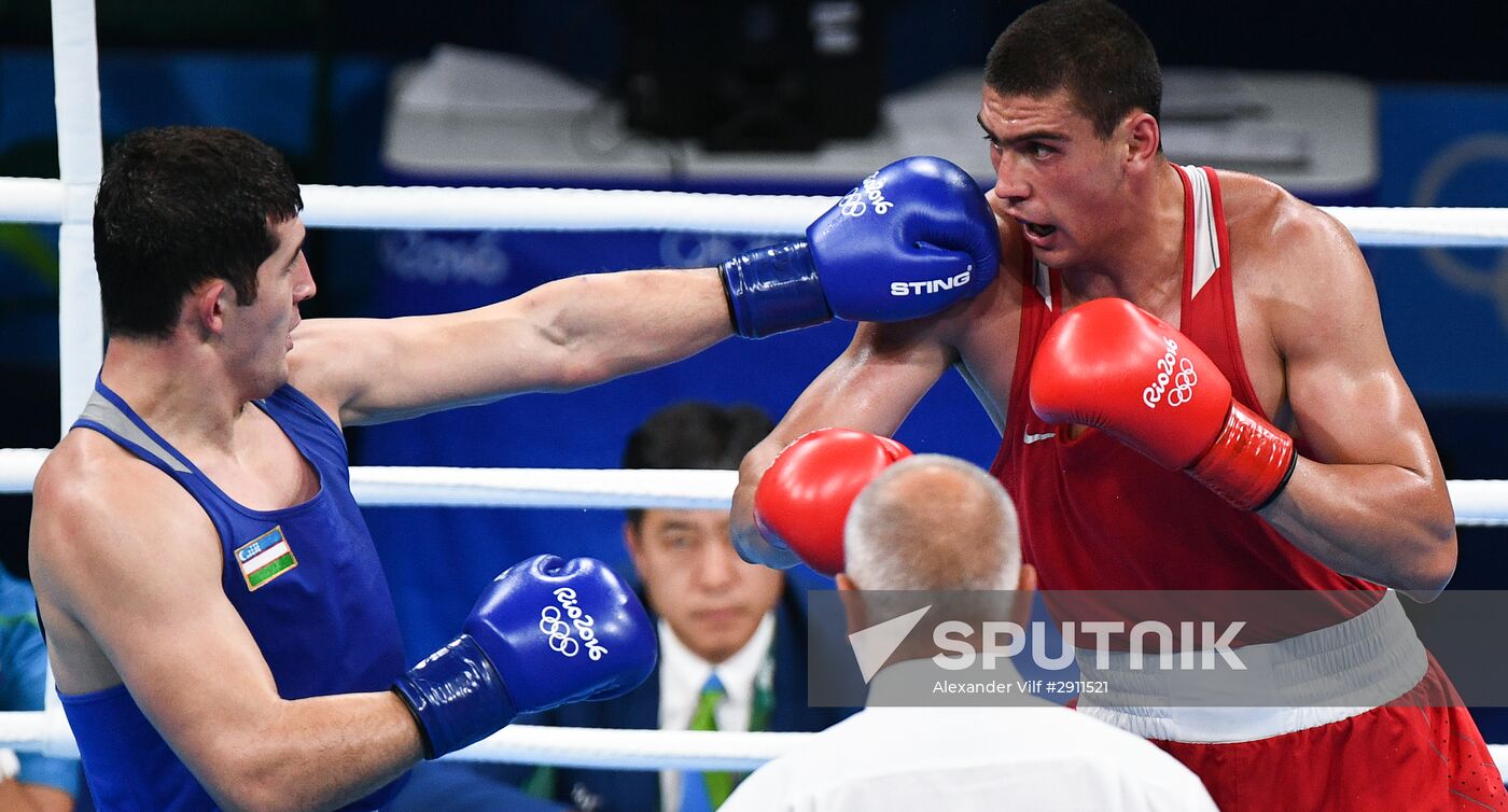 2016 Summer Olympics. Boxing. Men. Evgeny Tishchenko vs. Rustam Talaganov