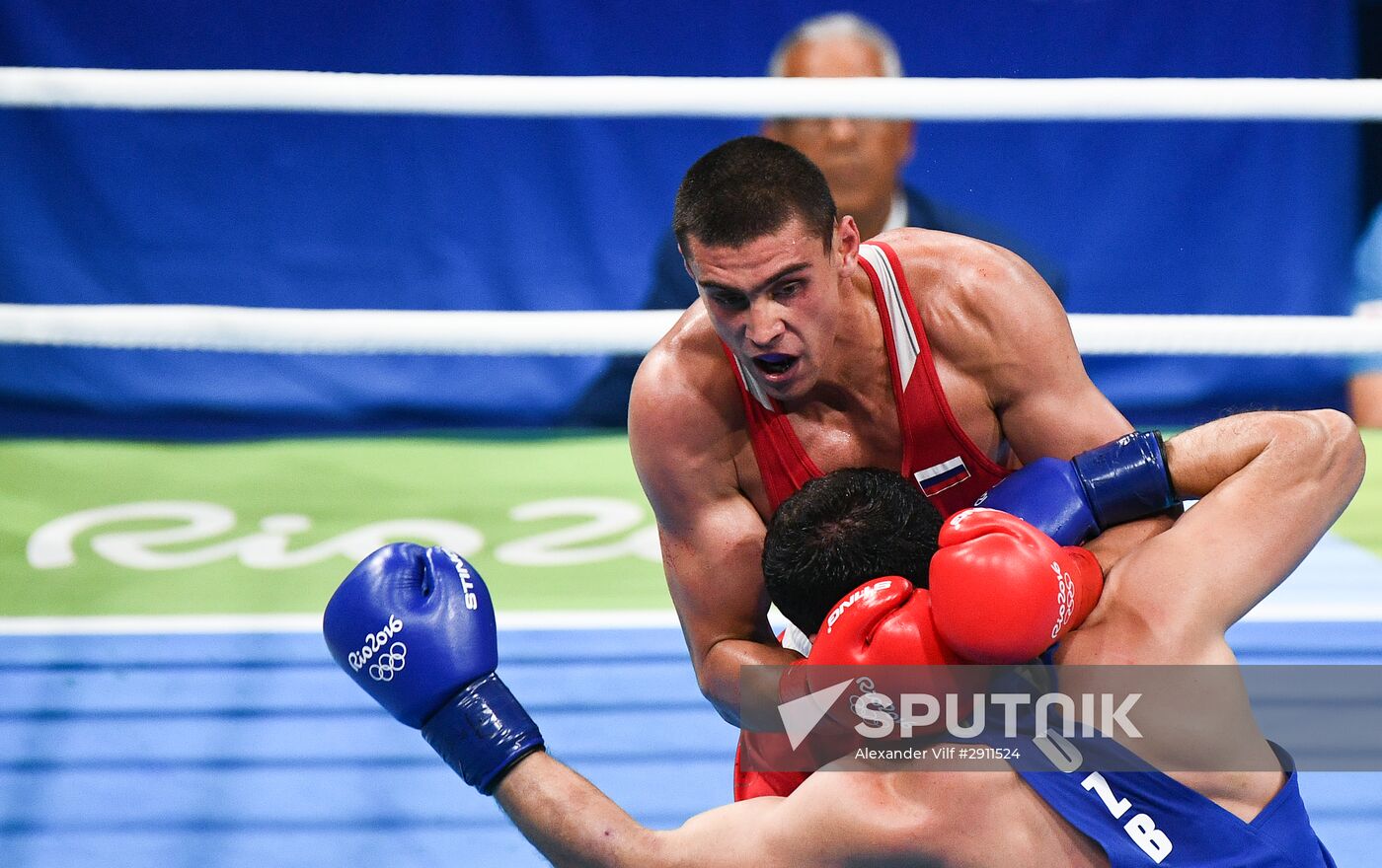 2016 Summer Olympics. Boxing. Men. Evgeny Tishchenko vs. Rustam Talaganov