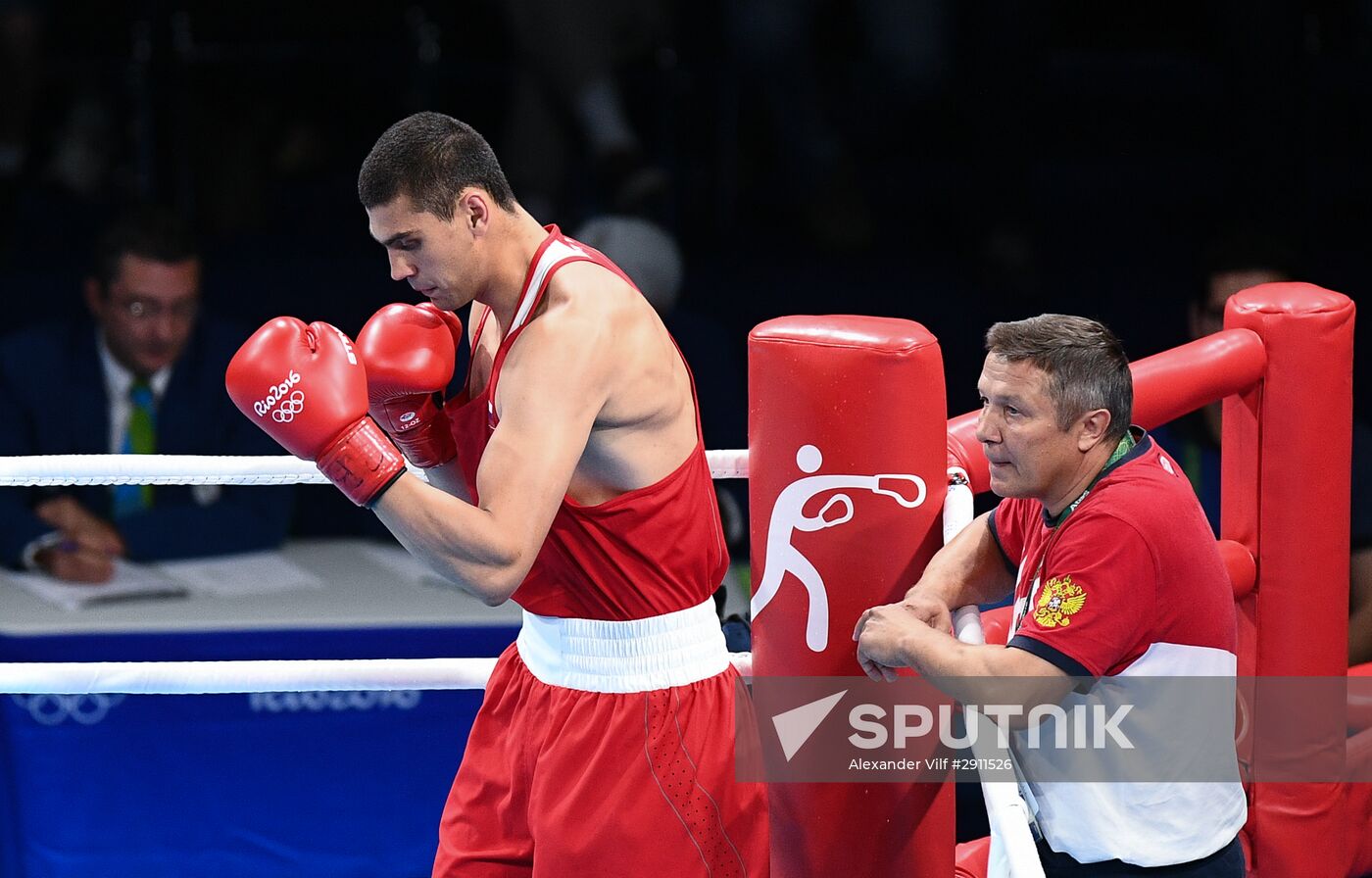 2016 Summer Olympics. Boxing. Men. Evgeny Tishchenko vs. Rustam Talaganov