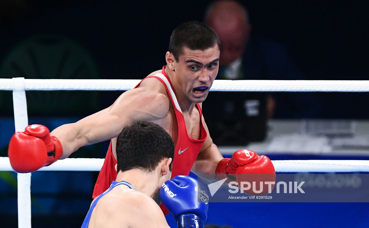 2016 Summer Olympics. Boxing. Men. Evgeny Tishchenko vs. Rustam Talaganov
