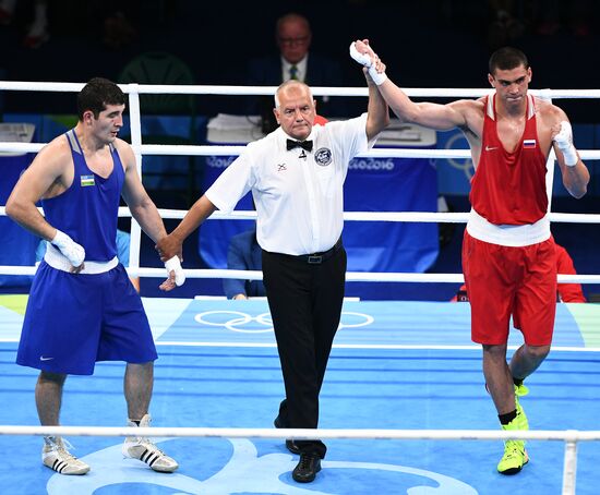 2016 Summer Olympics. Boxing. Men. Evgeny Tishchenko vs. Rustam Talaganov