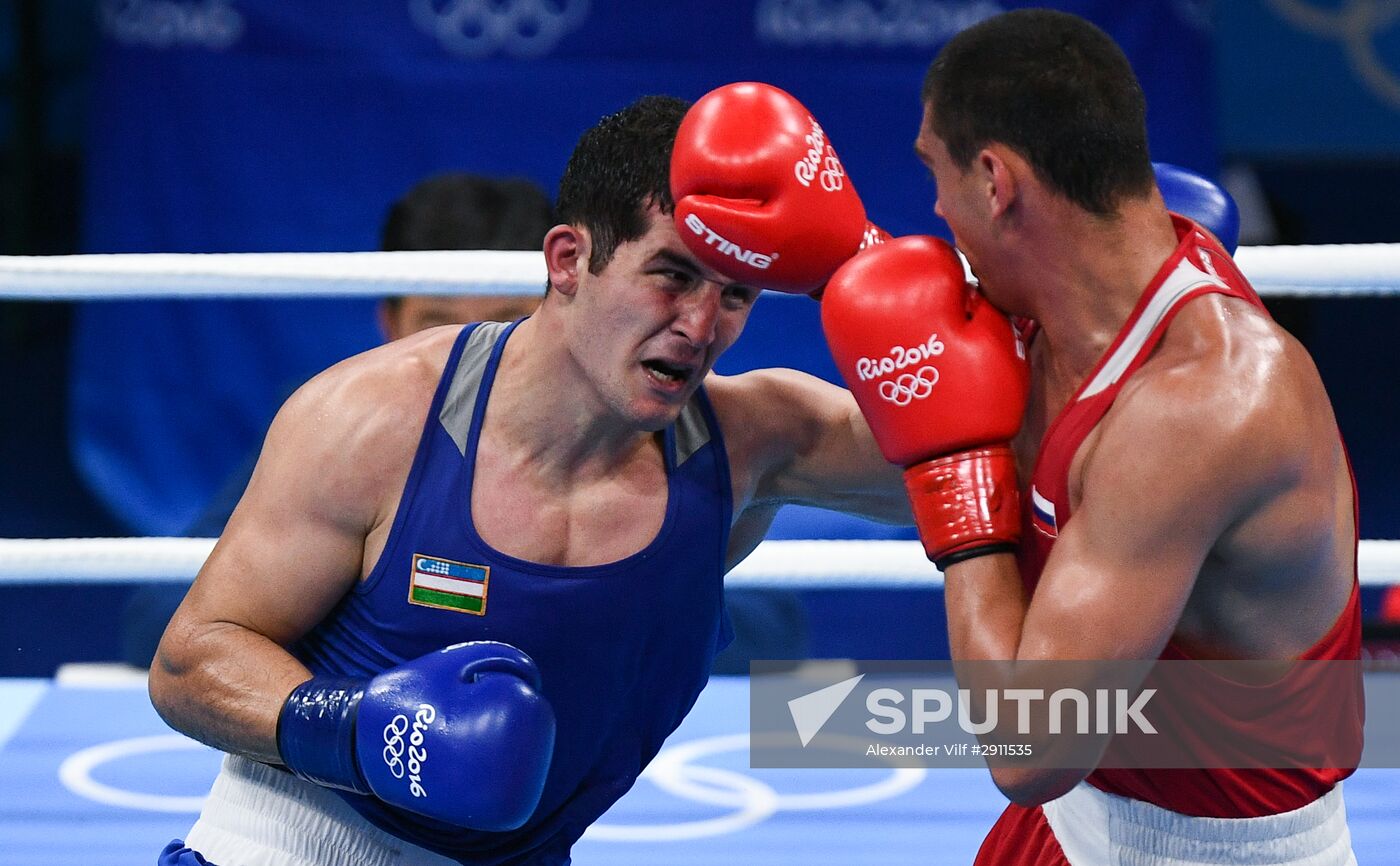 2016 Summer Olympics. Boxing. Men. Evgeny Tishchenko vs. Rustam Talaganov