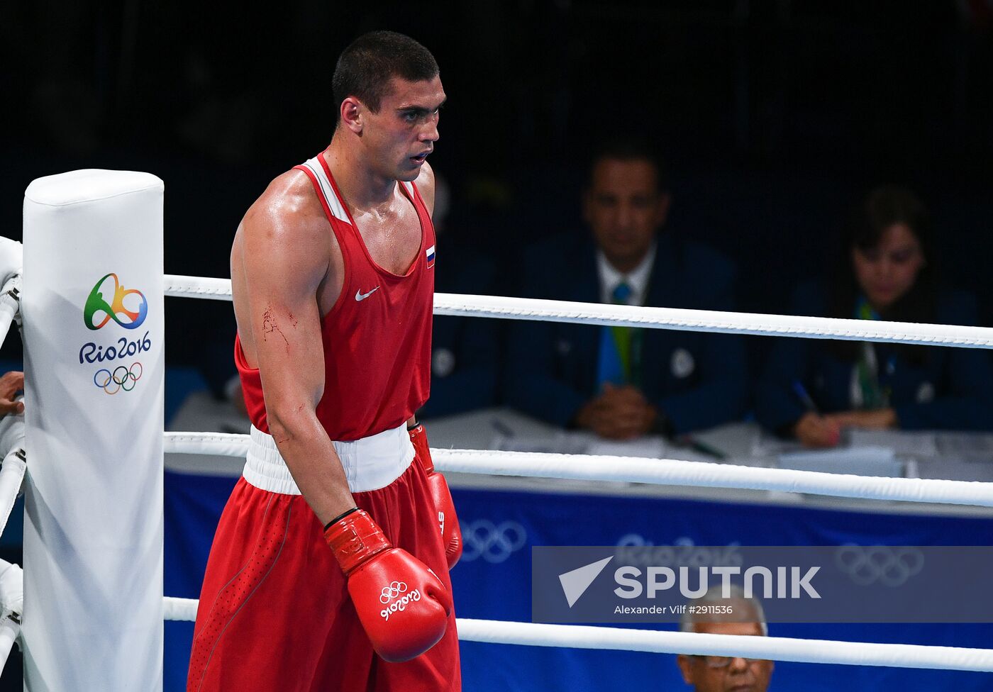 2016 Summer Olympics. Boxing. Men. Evgeny Tishchenko vs. Rustam Talaganov