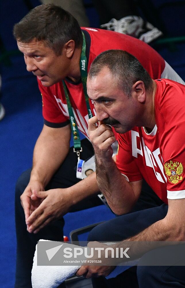2016 Summer Olympics. Boxing. Men. Evgeny Tishchenko vs. Rustam Talaganov