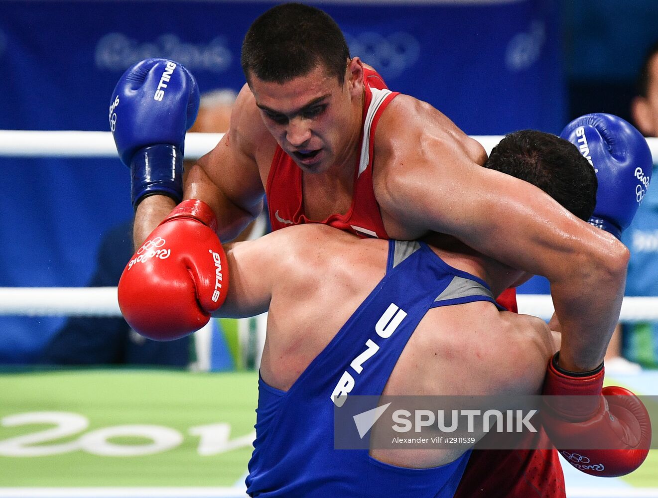 2016 Summer Olympics. Boxing. Men. Evgeny Tishchenko vs. Rustam Talaganov
