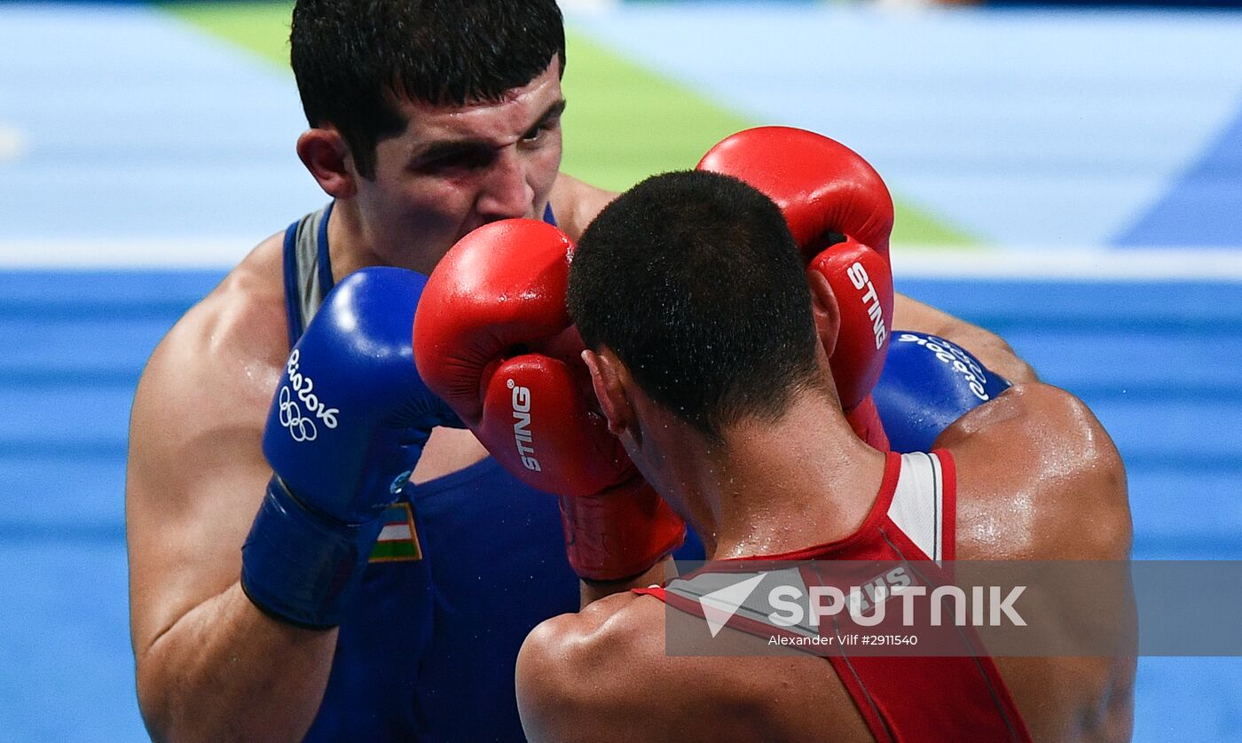 2016 Summer Olympics. Boxing. Men. Evgeny Tishchenko vs. Rustam Talaganov