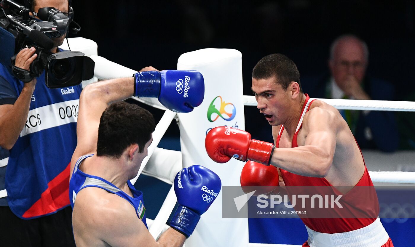 2016 Summer Olympics. Boxing. Men. Evgeny Tishchenko vs. Rustam Talaganov