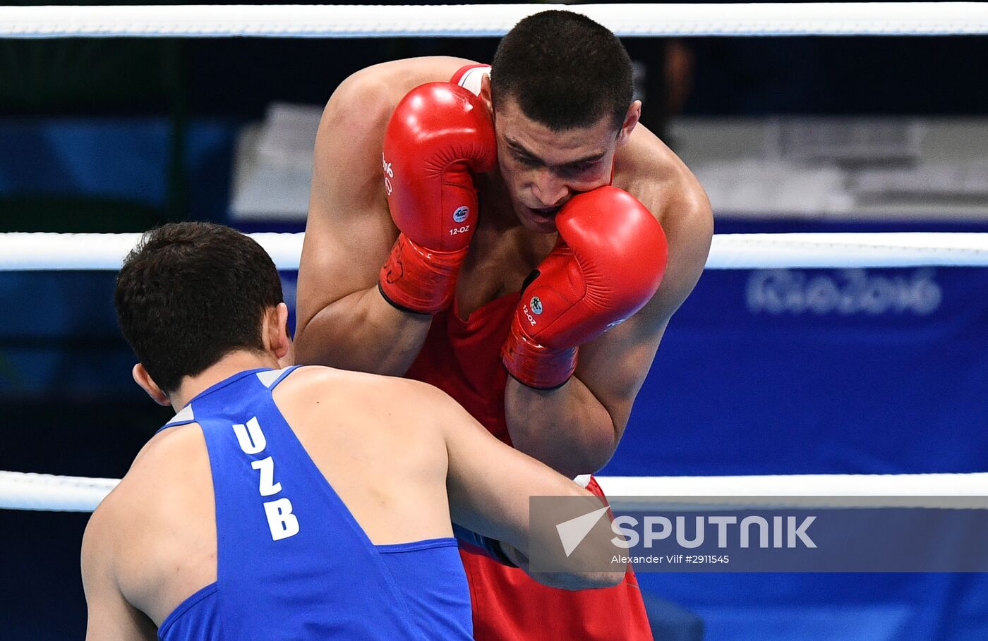 2016 Summer Olympics. Boxing. Men. Evgeny Tishchenko vs. Rustam Talaganov