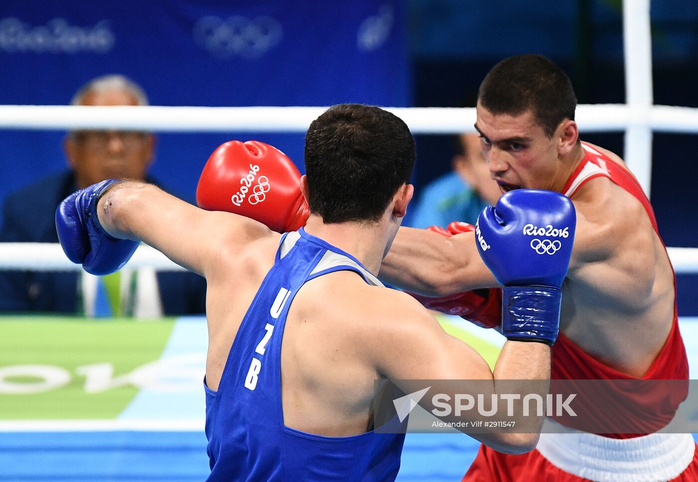 2016 Summer Olympics. Boxing. Men. Evgeny Tishchenko vs. Rustam Talaganov
