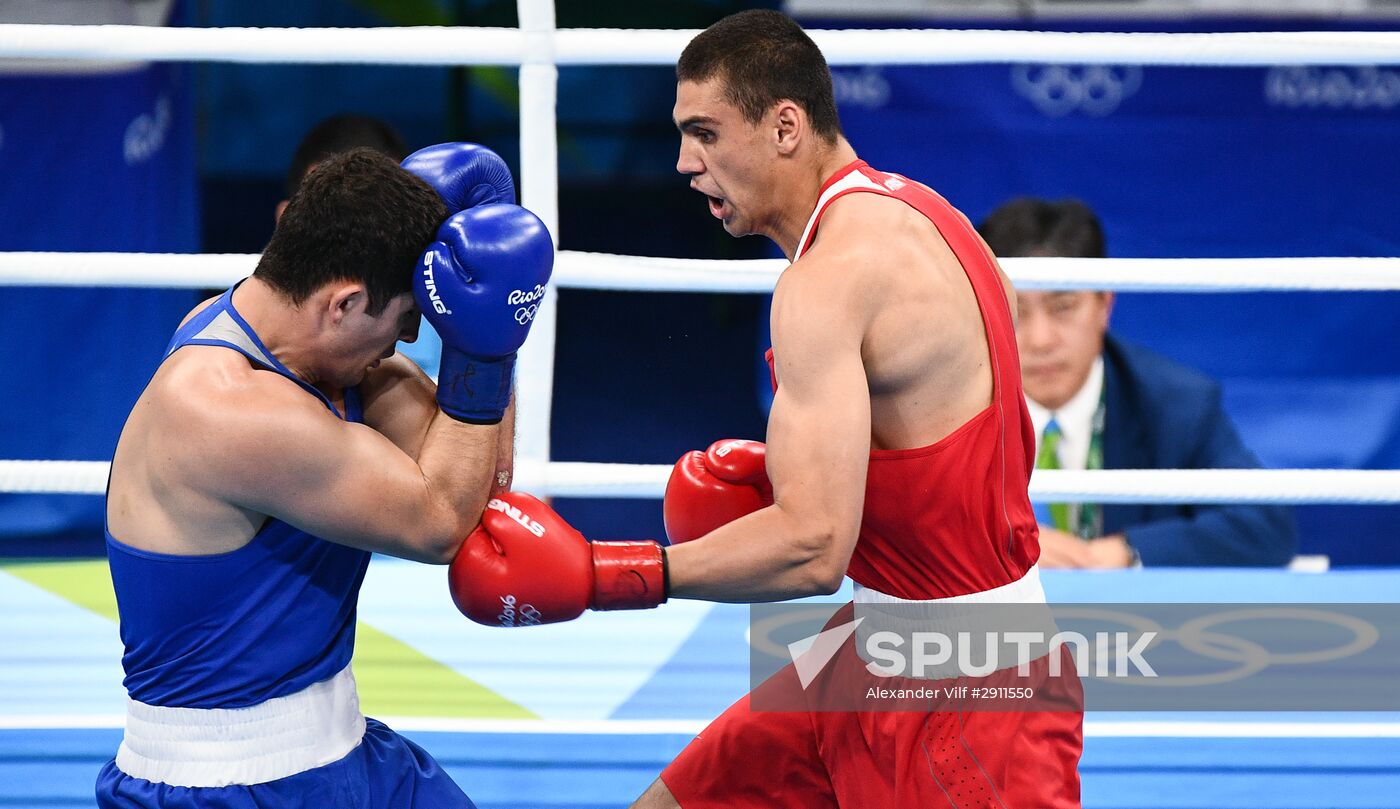 2016 Summer Olympics. Boxing. Men. Evgeny Tishchenko vs. Rustam Talaganov