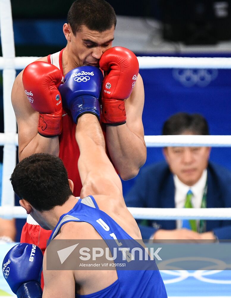 2016 Summer Olympics. Boxing. Men. Evgeny Tishchenko vs. Rustam Talaganov