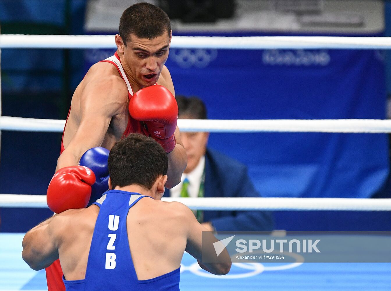 2016 Summer Olympics. Boxing. Men. Evgeny Tishchenko vs. Rustam Talaganov