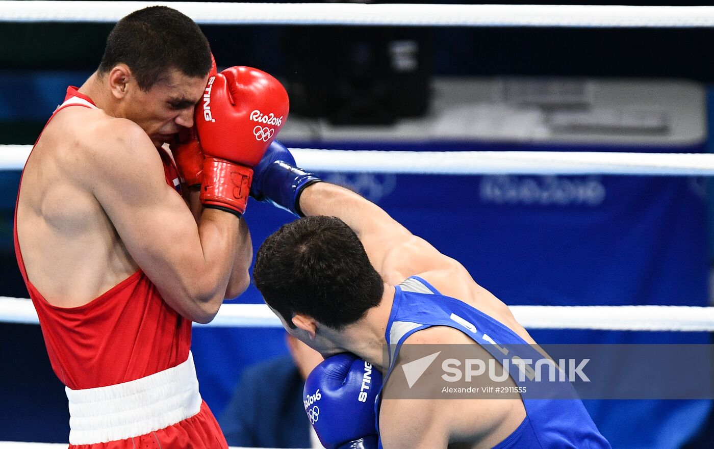 2016 Summer Olympics. Boxing. Men. Evgeny Tishchenko vs. Rustam Talaganov