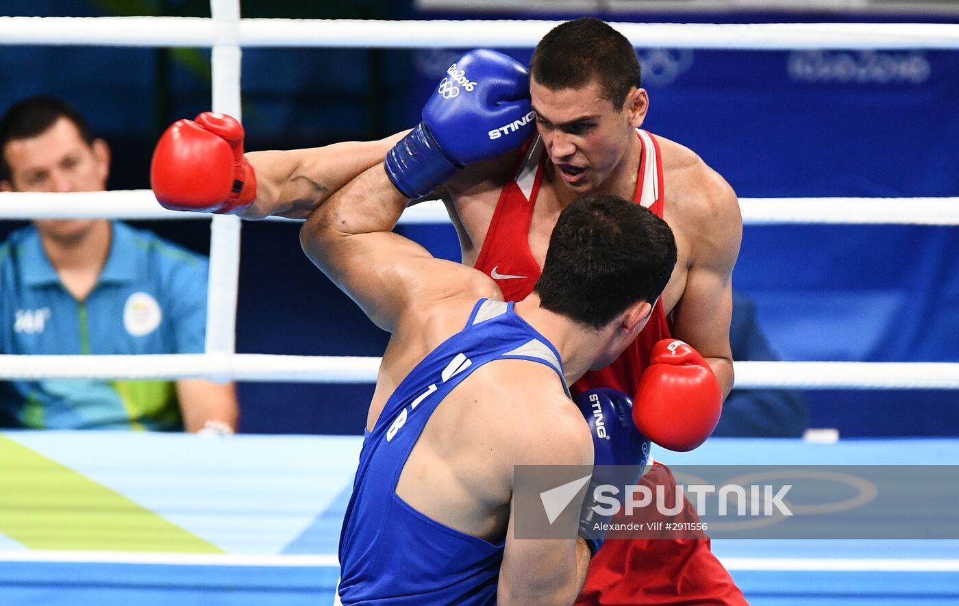 2016 Summer Olympics. Boxing. Men. Evgeny Tishchenko vs. Rustam Talaganov