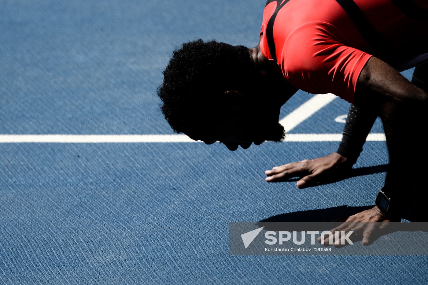 2016 Summer Olympics. Track and field athletics. Running. 100m