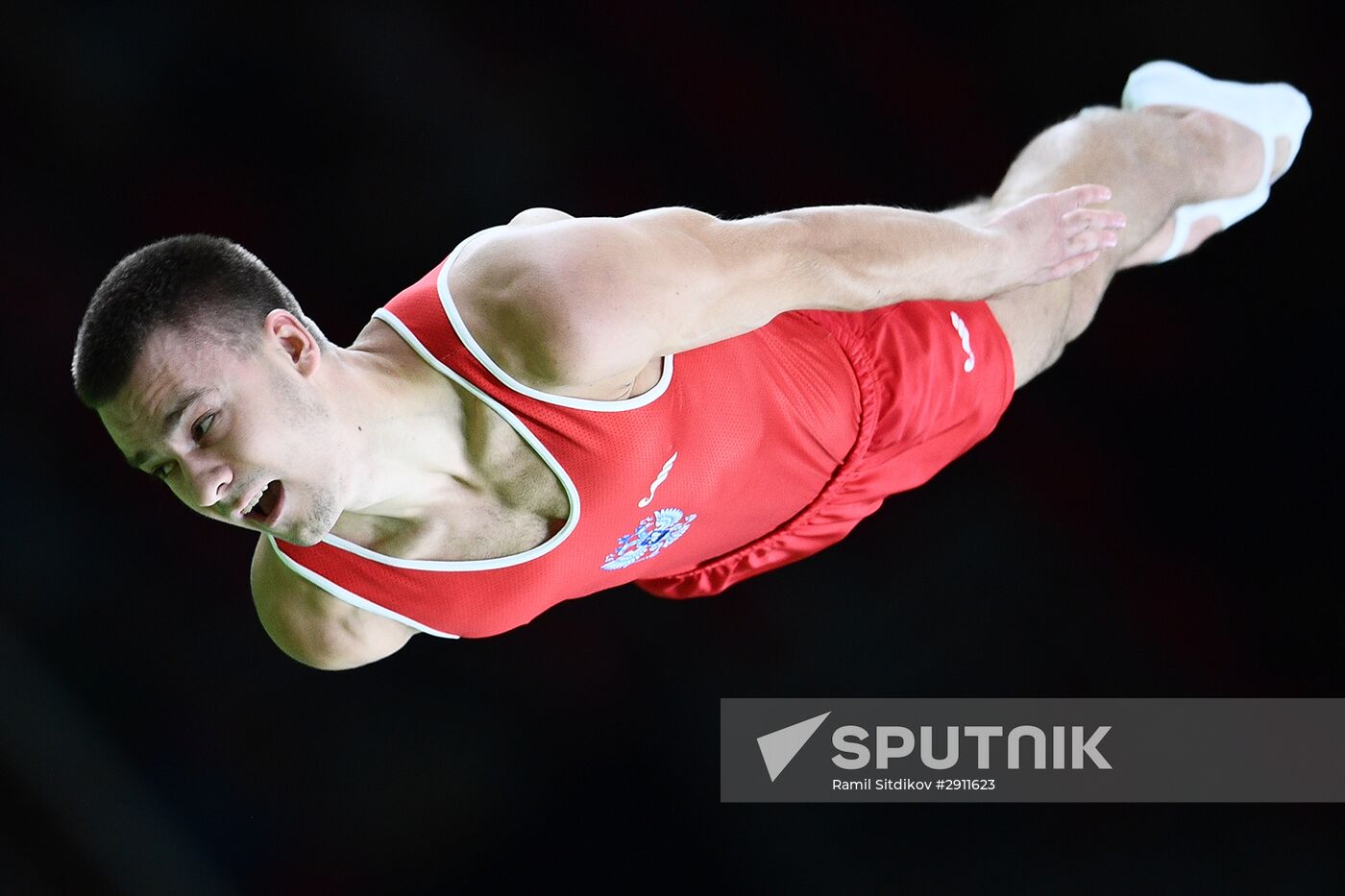 2016 Summer Olympics. Trampoline Gymnastics. Men