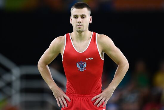 2016 Summer Olympics. Trampoline Gymnastics. Men