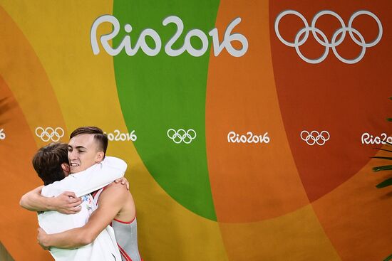 2016 Summer Olympics. Trampoline Gymnastics. Men