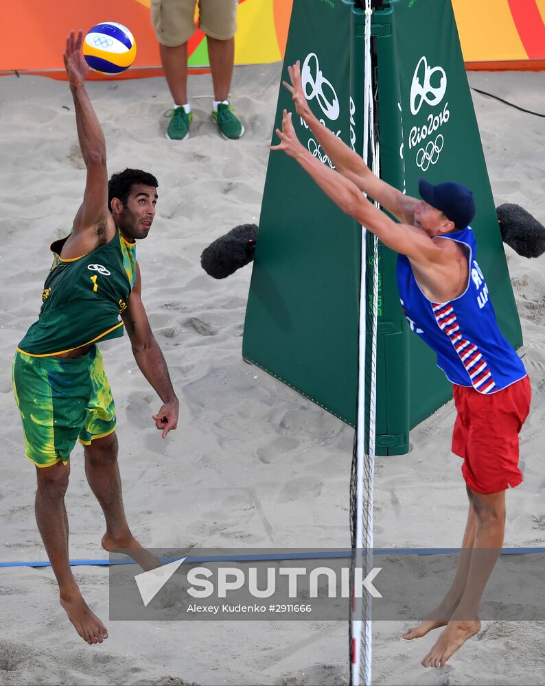 2016 Summer Olympics. Beach volleyball. Day Eight