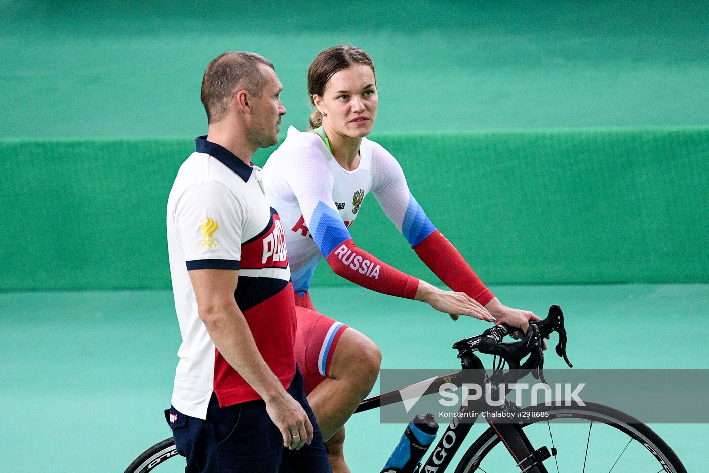 2016 Summer Olympics. Cycling track. Women's keirin