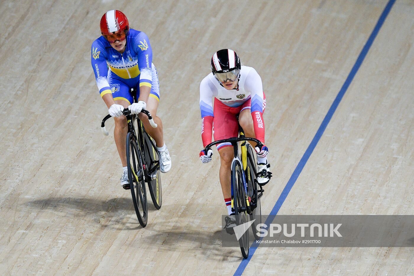 2016 Summer Olympics. Cycling track. Women's keirin