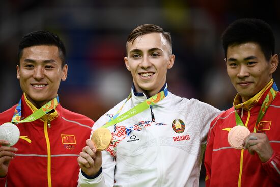 2016 Summer Olympics. Trampoline Gymnastics. Men