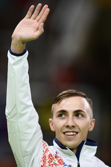 2016 Summer Olympics. Trampoline Gymnastics. Men