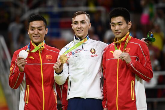 2016 Summer Olympics. Trampoline Gymnastics. Men