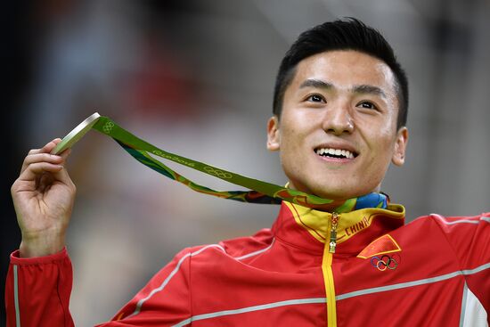 2016 Summer Olympics. Trampoline Gymnastics. Men