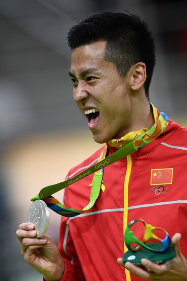 2016 Summer Olympics. Trampoline Gymnastics. Men