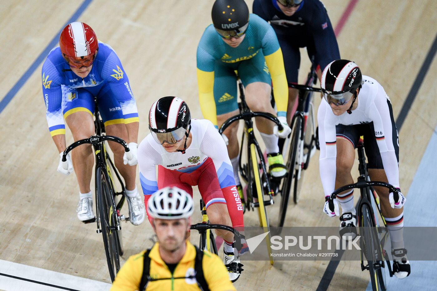 2016 Summer Olympics. Cycling track. Women's keirin